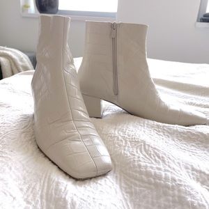 & Other Stories Faux Leather Boot — size 10